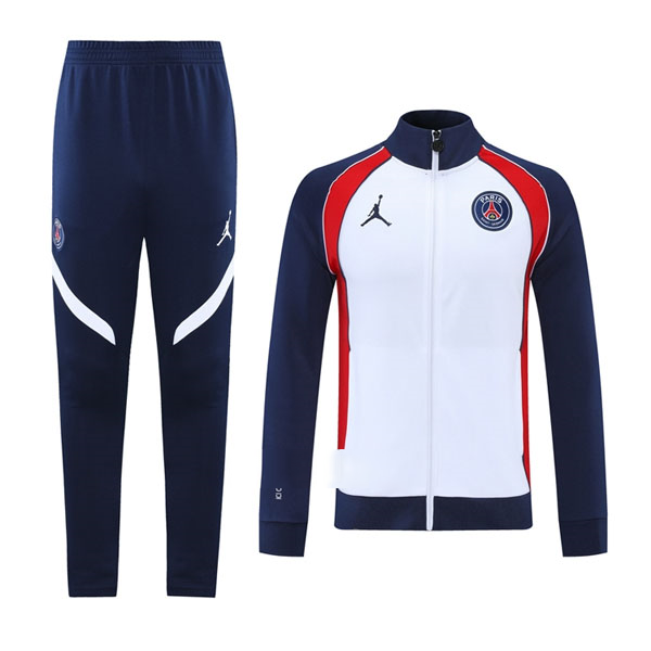 Trainingsanzug Paris Saint Germain Jordan 2021-22 Weiß